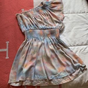 Skylar + Madison One Shoulder Romper